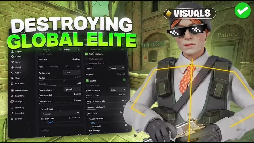 CS2 Cheats - Can a 6$ CS2 Cheat get you to Global Elite?
